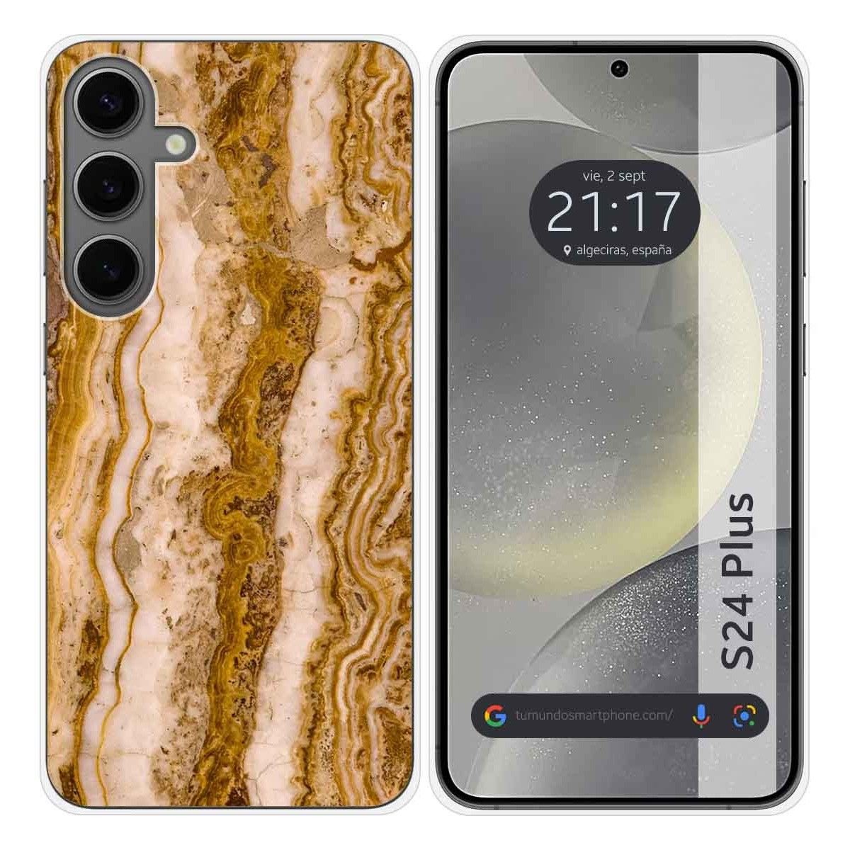 Funda Silicona para Samsung Galaxy S24+ Plus 5G diseño Mármol 10 Dibujos