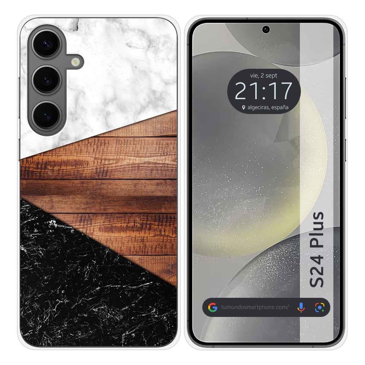 Funda Silicona para Samsung Galaxy S24+ Plus 5G diseño Mármol 11 Dibujos