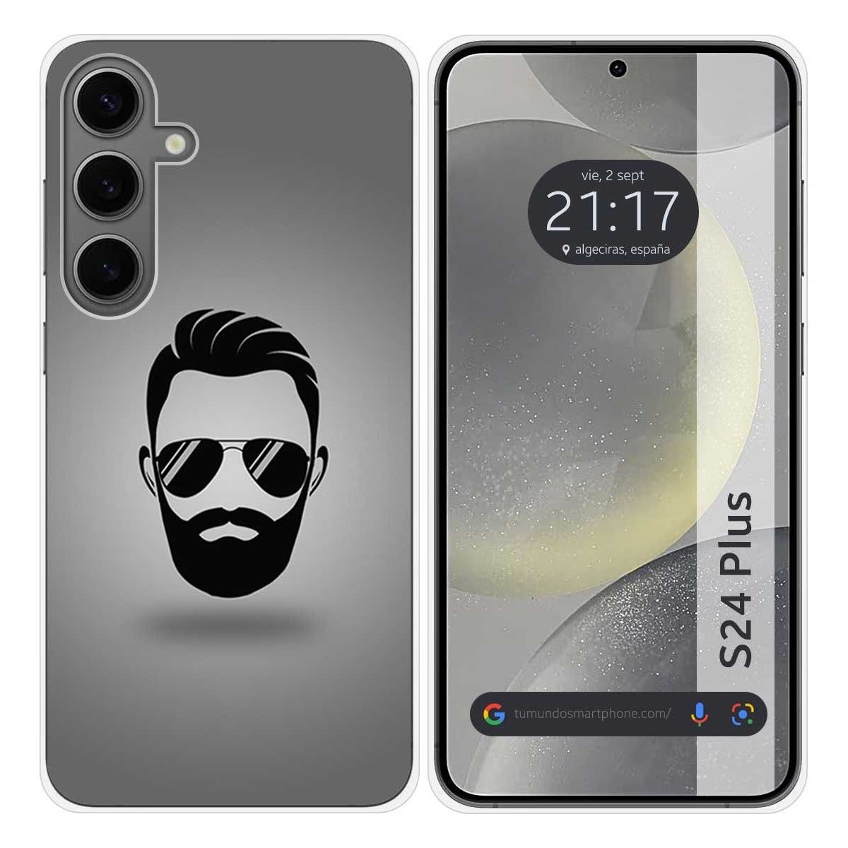 Funda Silicona para Samsung Galaxy S24+ Plus 5G diseño Barba Dibujos