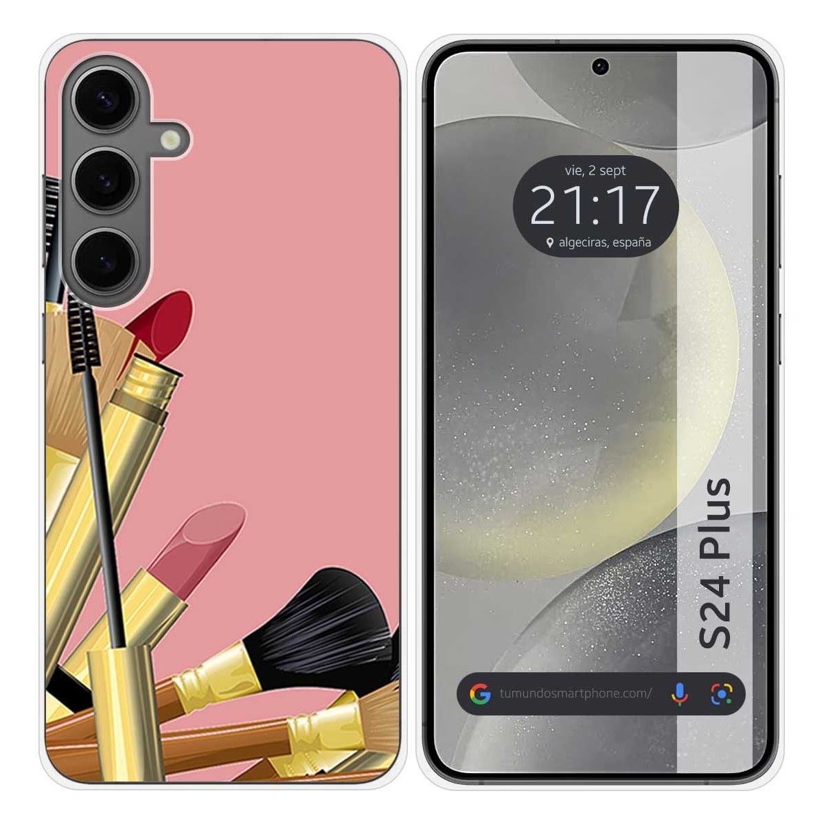 Funda Silicona para Samsung Galaxy S24+ Plus 5G diseño Brochas Dibujos