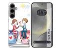 Funda Silicona para Samsung Galaxy S24+ Plus 5G diseño Café Dibujos