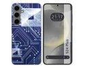 Funda Silicona para Samsung Galaxy S24+ Plus 5G diseño Circuito Dibujos
