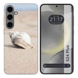 Funda Silicona para Samsung Galaxy S24+ Plus 5G diseño Concha Dibujos