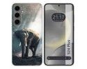Funda Silicona para Samsung Galaxy S24+ Plus 5G diseño Elefante Dibujos