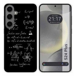 Funda Silicona para Samsung Galaxy S24+ Plus 5G diseño Formulas Dibujos