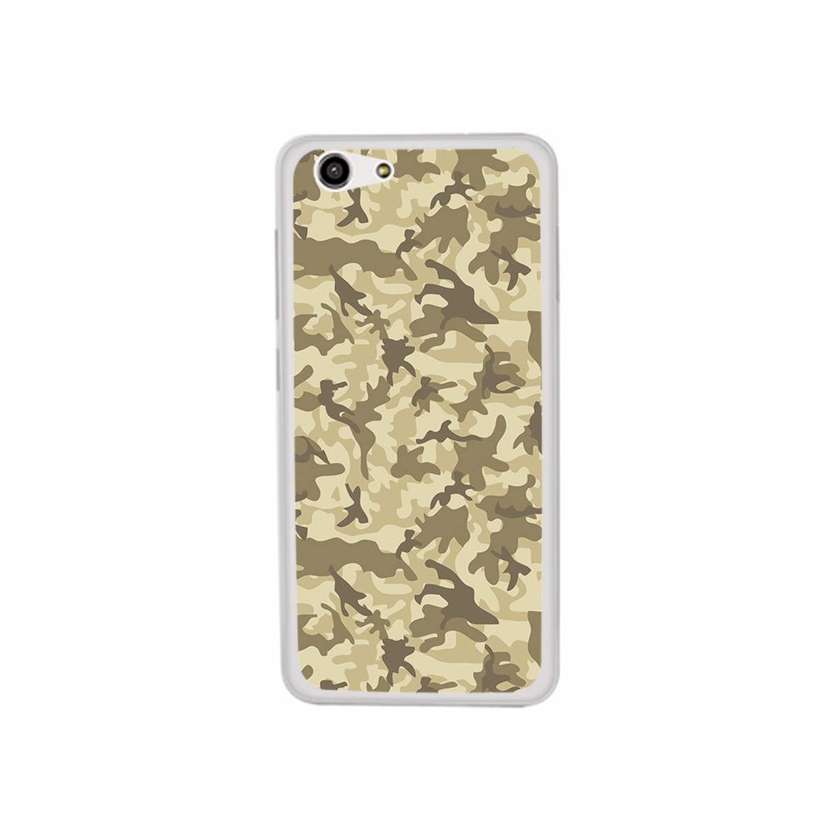 Funda Gel Tpu para Zte Blade A522 Diseño Sand Camuflaje Dibujos