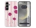 Funda Silicona para Samsung Galaxy S24+ Plus 5G diseño Flores Vintage Dibujos