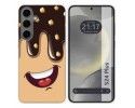 Funda Silicona para Samsung Galaxy S24+ Plus 5G diseño Helado Chocolate Dibujos