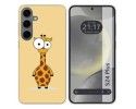 Funda Silicona para Samsung Galaxy S24+ Plus 5G diseño Jirafa Dibujos