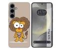 Funda Silicona para Samsung Galaxy S24+ Plus 5G diseño Leon Dibujos