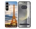 Funda Silicona para Samsung Galaxy S24+ Plus 5G diseño Paris Dibujos