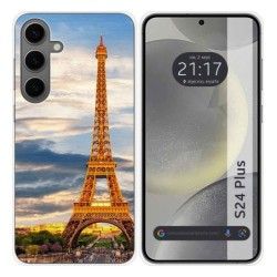 Funda Silicona para Samsung Galaxy S24+ Plus 5G diseño Paris Dibujos