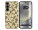 Funda Silicona para Samsung Galaxy S24+ Plus 5G diseño Sand Camuflaje Dibujos