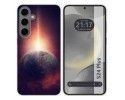 Funda Silicona para Samsung Galaxy S24+ Plus 5G diseño Tierra Dibujos