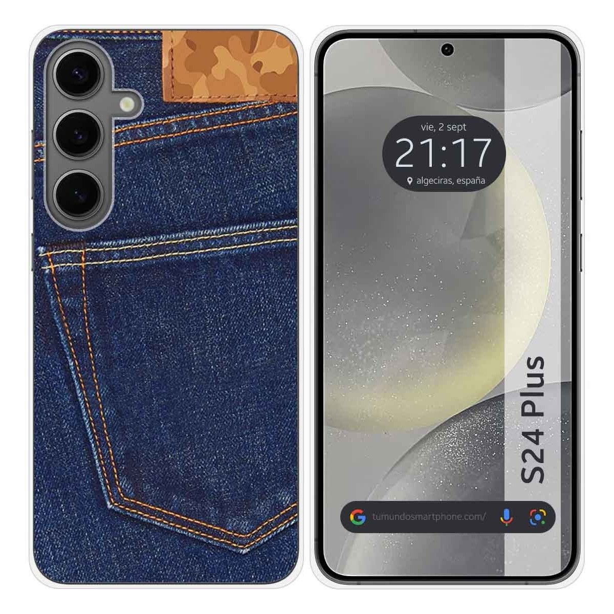 Funda Silicona para Samsung Galaxy S24+ Plus 5G diseño Vaquero Dibujos