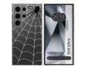 Funda Silicona Transparente para Samsung Galaxy S24 Ultra 5G diseño Araña Dibujos