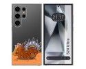 Funda Silicona Transparente para Samsung Galaxy S24 Ultra 5G diseño Bufalo Dibujos