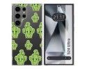 Funda Silicona Transparente para Samsung Galaxy S24 Ultra 5G diseño Cactus Dibujos