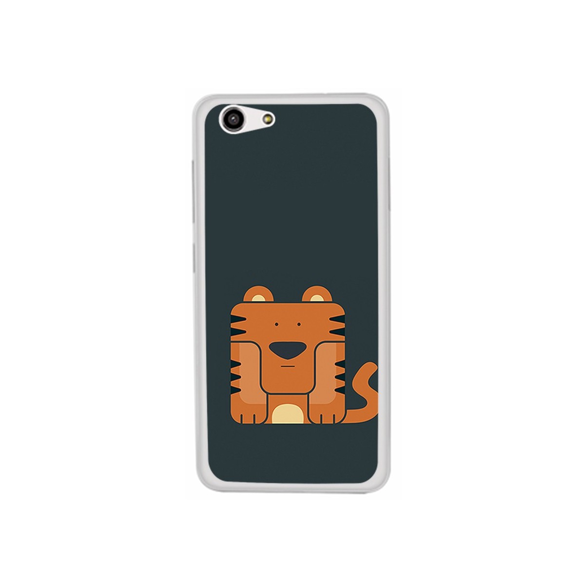Funda Gel Tpu para Zte Blade A522 Diseño Tigre Dibujos