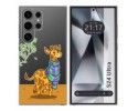 Funda Silicona Transparente para Samsung Galaxy S24 Ultra 5G diseño Jirafa Dibujos