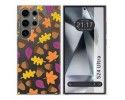 Funda Silicona Transparente para Samsung Galaxy S24 Ultra 5G diseño Otoño Dibujos