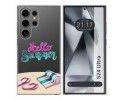 Funda Silicona Transparente para Samsung Galaxy S24 Ultra 5G diseño Summer Dibujos