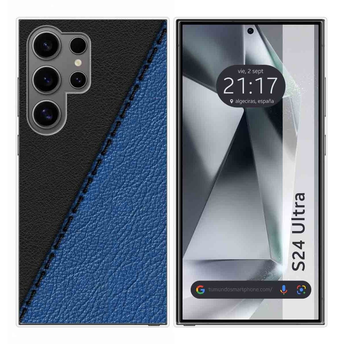 Funda Silicona para Samsung Galaxy S24 Ultra 5G diseño Cuero 02 Dibujos
