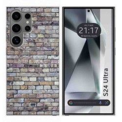 Funda Silicona para Samsung Galaxy S24 Ultra 5G diseño Ladrillo 02 Dibujos