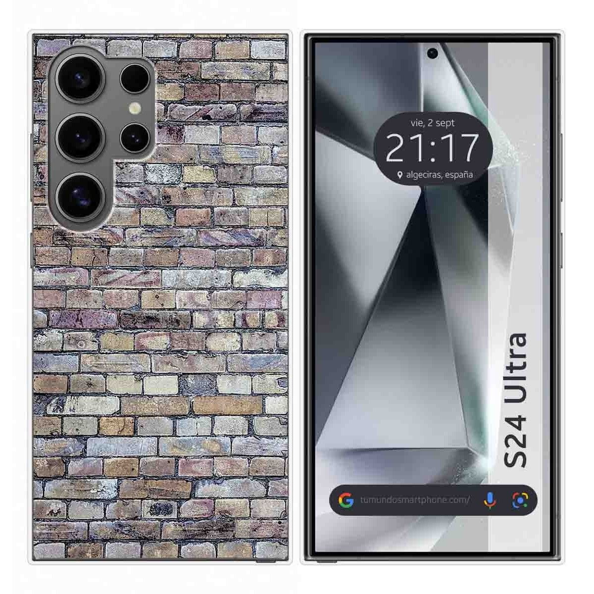 Funda Silicona para Samsung Galaxy S24 Ultra 5G diseño Ladrillo 02 Dibujos