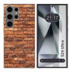 Funda Silicona para Samsung Galaxy S24 Ultra 5G diseño Ladrillo 04 Dibujos