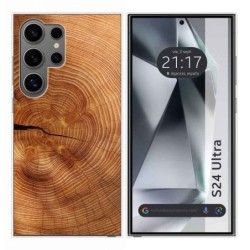Funda Silicona para Samsung Galaxy S24 Ultra 5G diseño Madera 04 Dibujos
