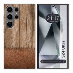 Funda Silicona para Samsung Galaxy S24 Ultra 5G diseño Madera 09 Dibujos