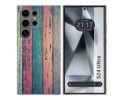 Funda Silicona para Samsung Galaxy S24 Ultra 5G diseño Madera 10 Dibujos