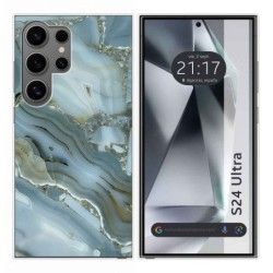 Funda Silicona para Samsung Galaxy S24 Ultra 5G diseño Mármol 09 Dibujos