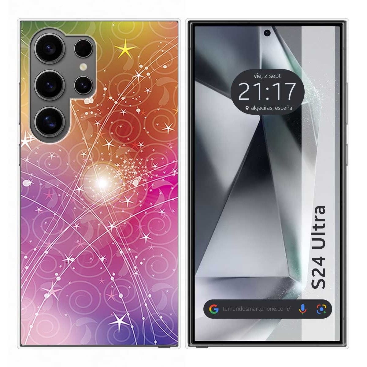 Funda Silicona para Samsung Galaxy S24 Ultra 5G diseño Abstracto Dibujos