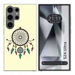 Funda Silicona para Samsung Galaxy S24 Ultra 5G diseño Atrapasueños Dibujos