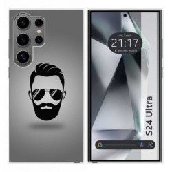 Funda Silicona para Samsung Galaxy S24 Ultra 5G diseño Barba Dibujos