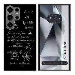 Funda Silicona para Samsung Galaxy S24 Ultra 5G diseño Formulas Dibujos