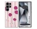 Funda Silicona para Samsung Galaxy S24 Ultra 5G diseño Flores Vintage Dibujos