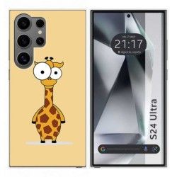 Funda Silicona para Samsung Galaxy S24 Ultra 5G diseño Jirafa Dibujos