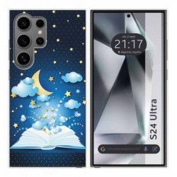 Funda Silicona para Samsung Galaxy S24 Ultra 5G diseño Libro Cuentos Dibujos