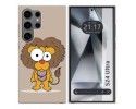 Funda Silicona para Samsung Galaxy S24 Ultra 5G diseño Leon Dibujos