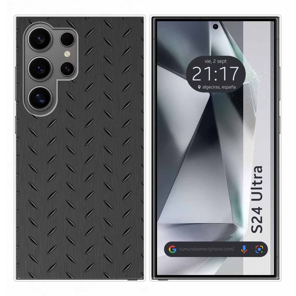 Funda Silicona para Samsung Galaxy S24 Ultra 5G diseño Metal Dibujos