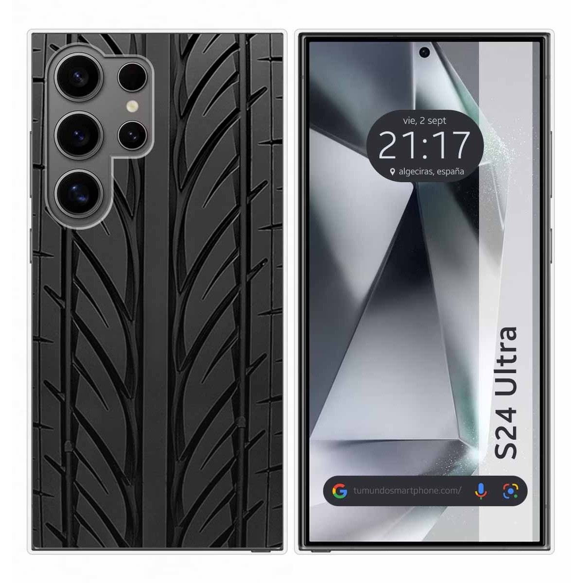 Funda Silicona para Samsung Galaxy S24 Ultra 5G diseño Neumatico Dibujos