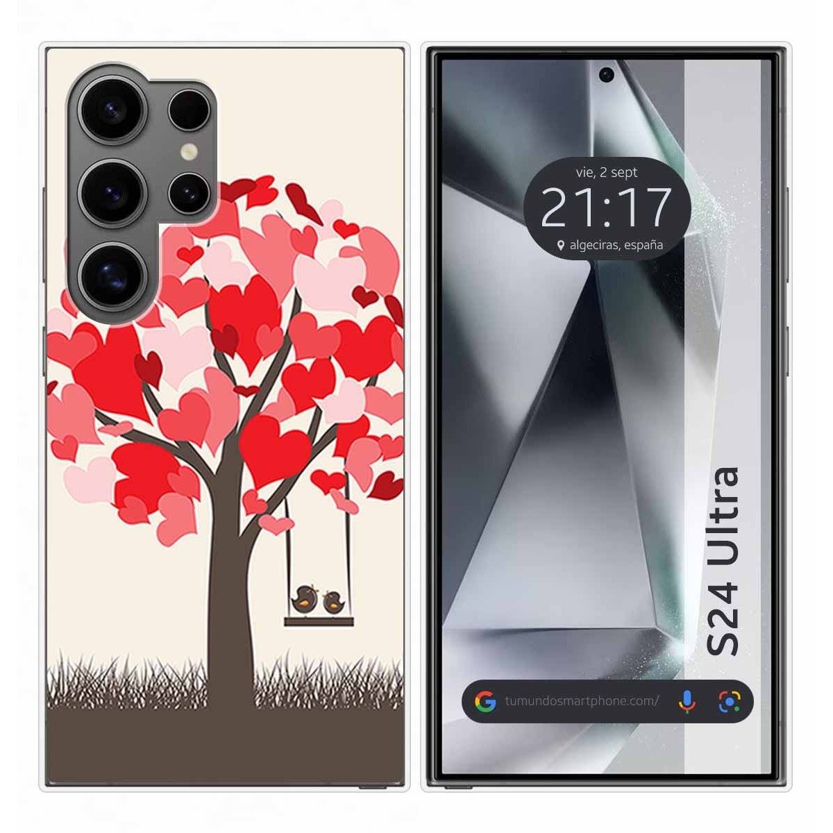 Funda Silicona para Samsung Galaxy S24 Ultra 5G diseño Pajaritos Dibujos