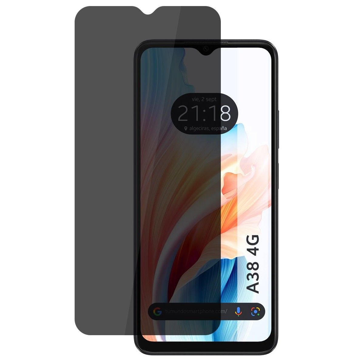 Protector Pantalla Hidrogel Privacidad Antiespías para Oppo A38 4G