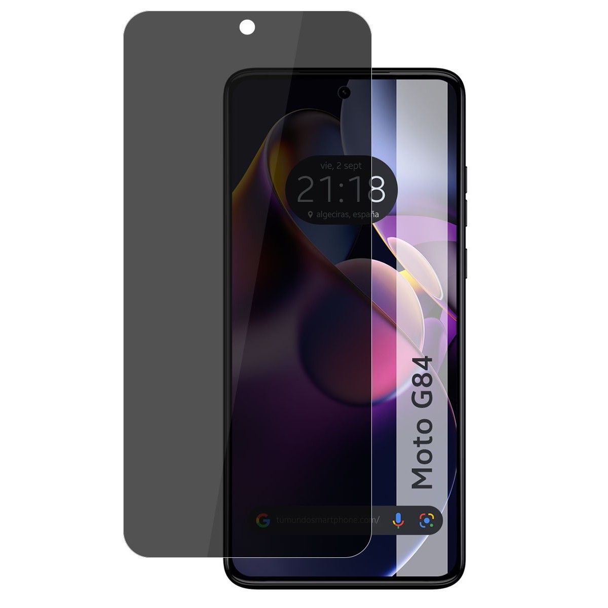 Protector Pantalla Hidrogel Privacidad Antiespías para Motorola Moto G84 5G