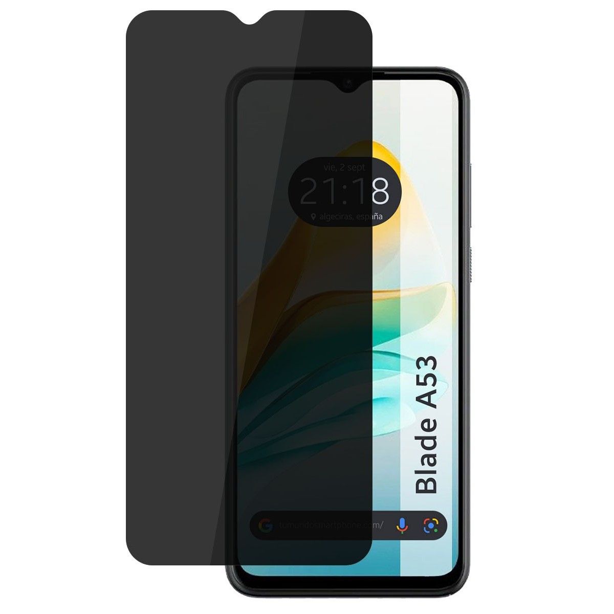 Protector Pantalla Hidrogel Privacidad Antiespías para Zte Blade A53
