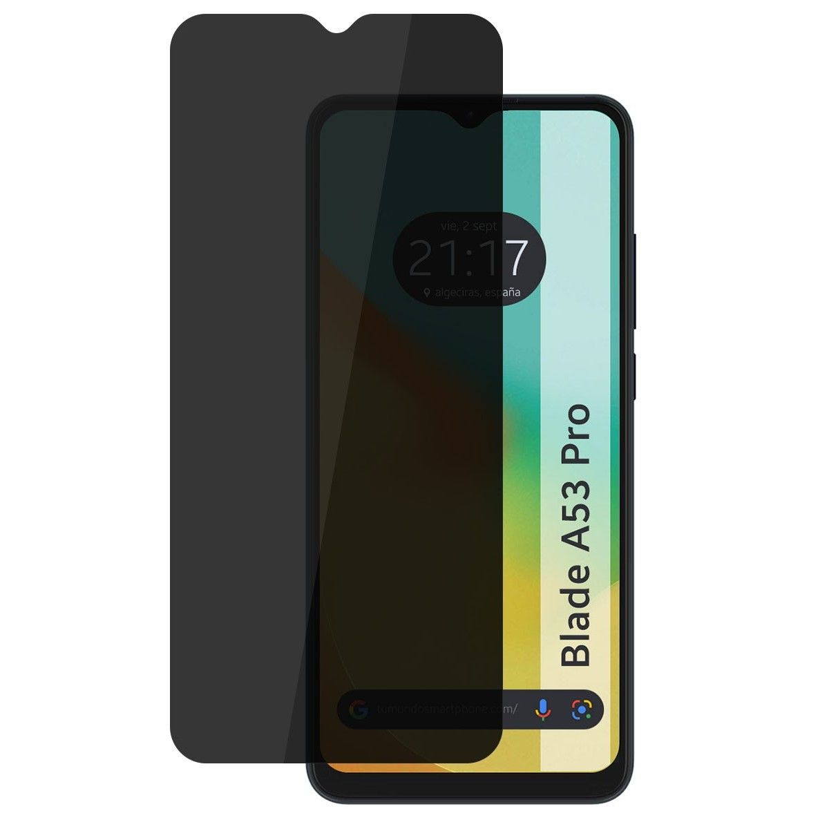 Protector Pantalla Hidrogel Privacidad Antiespías para Zte Blade A53 Pro