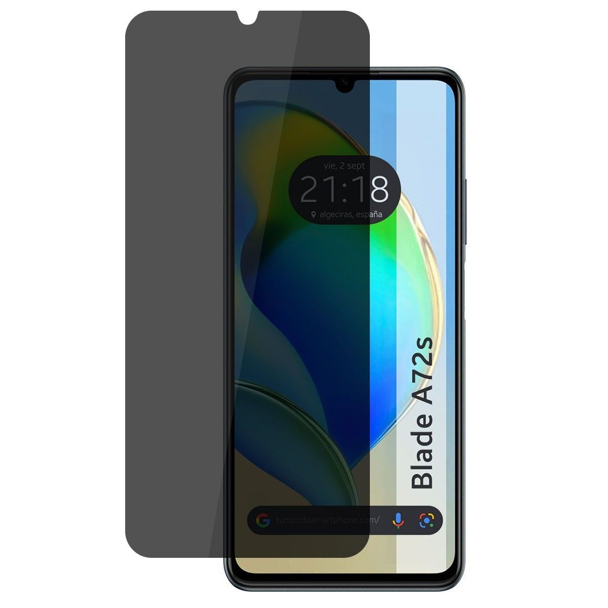 Protector Pantalla Hidrogel Privacidad Antiespías para Zte Blade A72s